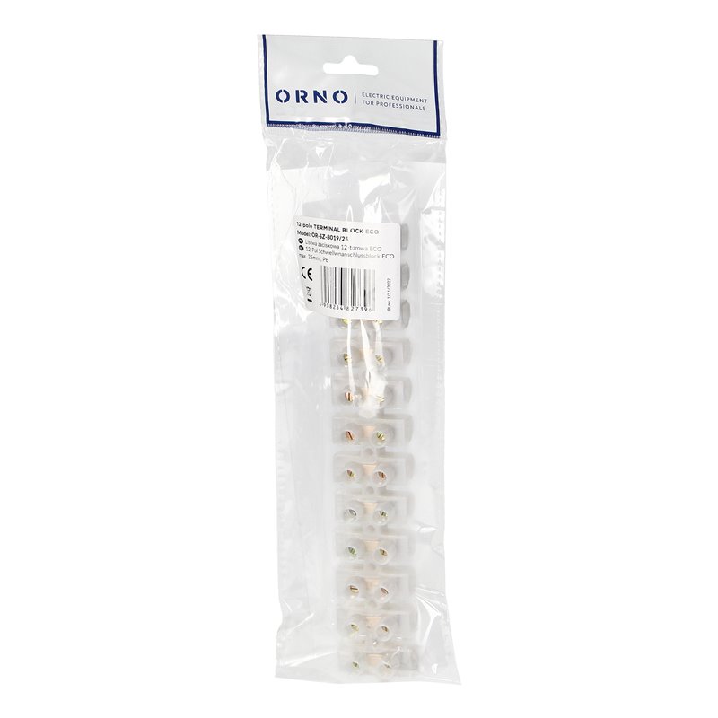 LISTWA ZACISKOWA 12-TOROWA ECO, MAX.25MM2,PE ORNO LISTWA ZACISKOWA 12-TOROWA ECO, MAX.25MM2,PE ORNO