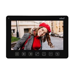 WIDEO MONITOR BEZSŁUCHAWKOWY, KOLOROWY, LCD 7” DO ZASTOSOWANIA W SYSTEMACH VIBELL, CZARNY ORNO WIDEO MONITOR BEZSŁUCHAWKOWY, KOLOROWY, LCD 7” DO ZASTOSOWANIA W SYSTEMACH VIBELL, CZARNY ORNO