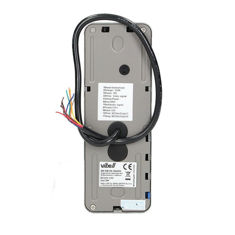 ZESTAW WIDEODOMOFONOWY, BEZSŁUCHAWKOWY, KOLOR, LCD 7", MENU OSD, STEROWANIE BRAMĄ, Z SZYFRATOREM I RFID, CZARNY, ALCOR ORNO ZESTAW WIDEODOMOFONOWY, BEZSŁUCHAWKOWY, KOLOR, LCD 7", MENU OSD, STEROWANIE BRAMĄ, Z SZYFRATOREM I RFID, CZARNY, ALCOR ORNO