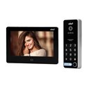 ZESTAW WIDEODOMOFONOWY, BEZSŁUCHAWKOWY KOLOR, LCD 7", DOTYKOWY, MENU OSD, PAMIĘĆ, GNIAZDO NA KARTĘ SD, DVR, STEROWANIE BRAMĄ, Z 