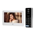 ZESTAW WIDEODOMOFONOWY, BEZSŁUCHAWKOWY KOLOR, LCD 7", DOTYKOWY, MENU OSD, PAMIĘĆ, GNIAZDO NA KARTĘ SD, DVR, STEROWANIE BRAMĄ, Z 