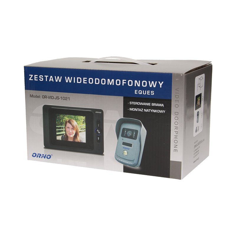 ZESTAW WIDEODOMOFONOWY EQUES 4" ORNO ZESTAW WIDEODOMOFONOWY EQUES 4" ORNO