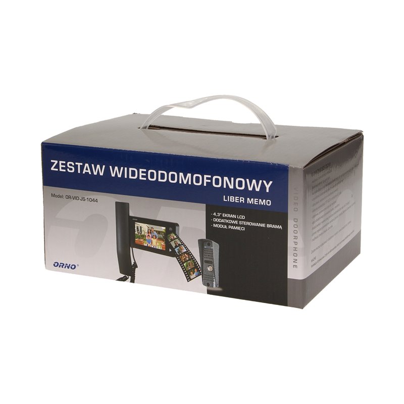 ZESTAW WIDEODOMOFONOWY "PIN HOLE", LIBER MEMO 4,3" ORNO ZESTAW WIDEODOMOFONOWY "PIN HOLE", LIBER MEMO 4,3" ORNO