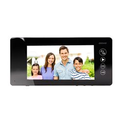 ZESTAW WIDEODOMOFONOWY BEZSŁUCHAWKOWY, KOLOR, 7" LCD, PIN HOLE, PAMIĘĆ, Z CZYTNIKIEM BRELOKÓW ZBLIŻENIOWYCH, CZARNY, ARCUS RFID ZESTAW WIDEODOMOFONOWY BEZSŁUCHAWKOWY, KOLOR, 7" LCD, PIN HOLE, PAMIĘĆ, Z CZYTNIKIEM BRELOKÓW ZBLIŻENIOWYCH, CZARNY, ARCUS RFID