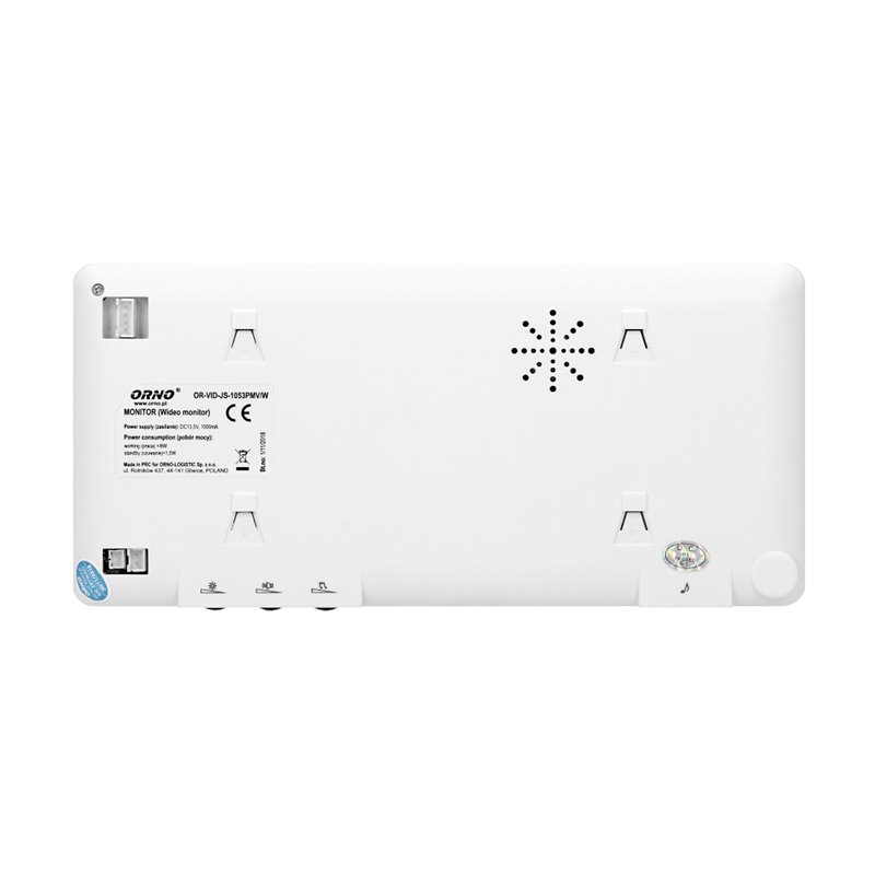 ZESTAW WIDEODOMOFONOWY BEZSŁUCHAWKOWY, KOLOR, 7" LCD, PIN HOLE, PAMIĘĆ, Z CZYTNIKIEM BRELOKÓW ZBLIŻENIOWYCH, BIAŁY, ARCUS RFID O ZESTAW WIDEODOMOFONOWY BEZSŁUCHAWKOWY, KOLOR, 7" LCD, PIN HOLE, PAMIĘĆ, Z CZYTNIKIEM BRELOKÓW ZBLIŻENIOWYCH, BIAŁY, ARCUS RFID O