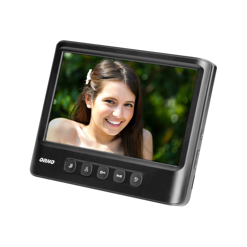 WIDEO MONITOR BEZSŁUCHAWKOWY, KOLOROWY, LCD 7", DO ZESTAWU Z SERII IMAGO, OTWIERANIE BRAMY, CZARNY ORNO WIDEO MONITOR BEZSŁUCHAWKOWY, KOLOROWY, LCD 7", DO ZESTAWU Z SERII IMAGO, OTWIERANIE BRAMY, CZARNY ORNO