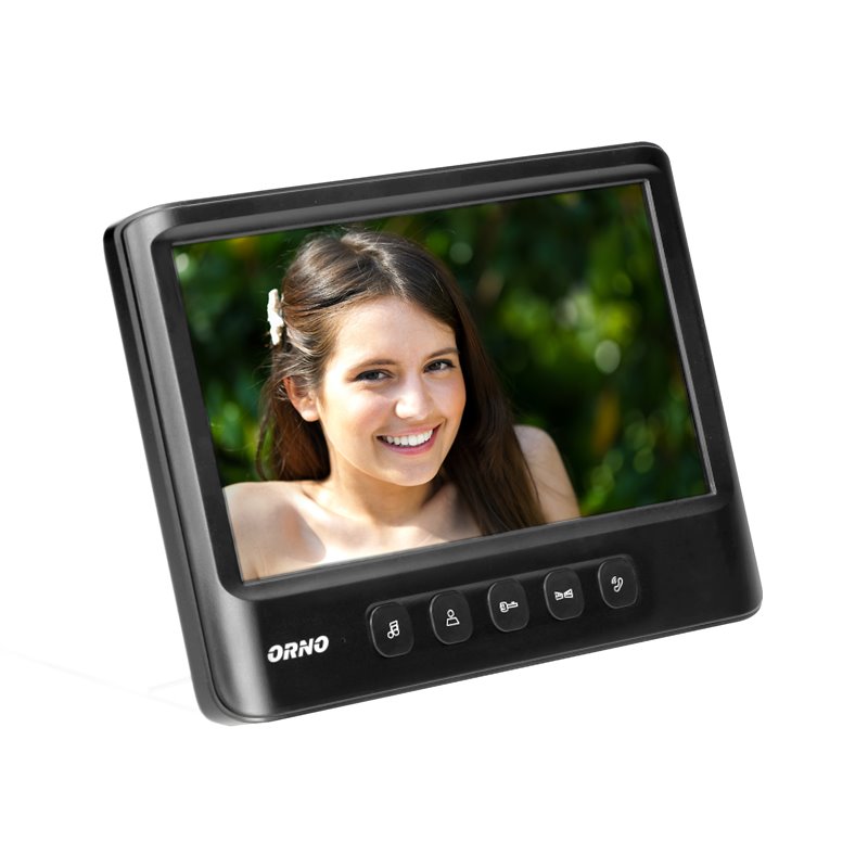 WIDEO MONITOR BEZSŁUCHAWKOWY, KOLOROWY, LCD 7", DO ZESTAWU Z SERII IMAGO, OTWIERANIE BRAMY, CZARNY ORNO WIDEO MONITOR BEZSŁUCHAWKOWY, KOLOROWY, LCD 7", DO ZESTAWU Z SERII IMAGO, OTWIERANIE BRAMY, CZARNY ORNO