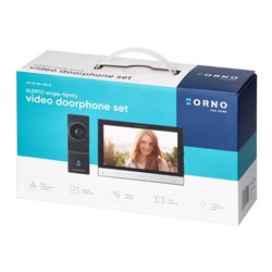 ALERTO, ZESTAW WIDEODOMOFONOWY JEDNORODZINNY, 4-ŻYŁOWY, 7", DOTYKOWY PANEL, CZARNY ORNO ALERTO, ZESTAW WIDEODOMOFONOWY JEDNORODZINNY, 4-ŻYŁOWY, 7", DOTYKOWY PANEL, CZARNY ORNO