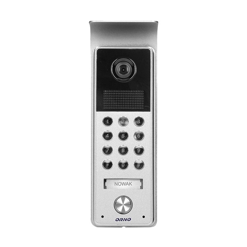 ZESTAW WIDEODOMOFONOWY BEZSŁUCHAWKOWY, KOLOR, LCD 7", Z SZYFRATOREM, NATYNKOWY, CZARNY, CERES ORNO ZESTAW WIDEODOMOFONOWY BEZSŁUCHAWKOWY, KOLOR, LCD 7", Z SZYFRATOREM, NATYNKOWY, CZARNY, CERES ORNO