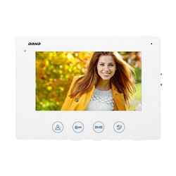 ZESTAW WIDEODOMOFONOWY BEZSŁUCHAWKOWY, KOLOR, LCD 7", Z SZYFRATOREM, NATYNKOWY, BIAŁY, CERES ORNO ZESTAW WIDEODOMOFONOWY BEZSŁUCHAWKOWY, KOLOR, LCD 7", Z SZYFRATOREM, NATYNKOWY, BIAŁY, CERES ORNO