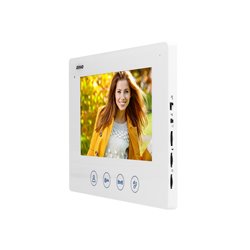 ZESTAW WIDEODOMOFONOWY BEZSŁUCHAWKOWY, KOLOR, LCD 7", Z SZYFRATOREM, NATYNKOWY, BIAŁY, CERES ORNO ZESTAW WIDEODOMOFONOWY BEZSŁUCHAWKOWY, KOLOR, LCD 7", Z SZYFRATOREM, NATYNKOWY, BIAŁY, CERES ORNO