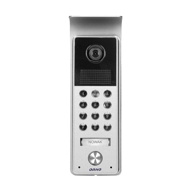 ZESTAW WIDEODOMOFONOWY BEZSŁUCHAWKOWY, KOLOR, LCD 7", Z SZYFRATOREM, NATYNKOWY, BIAŁY, CERES ORNO ZESTAW WIDEODOMOFONOWY BEZSŁUCHAWKOWY, KOLOR, LCD 7", Z SZYFRATOREM, NATYNKOWY, BIAŁY, CERES ORNO