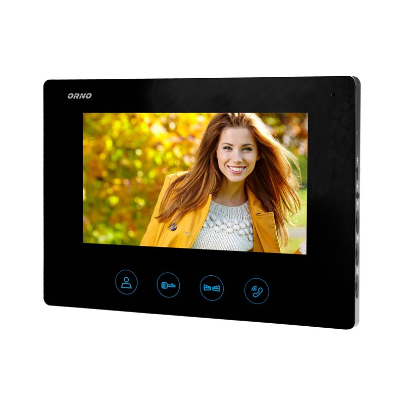 WIDEO MONITOR BEZSŁUCHAWKOWY, KOLOROWY, LCD 7", DO ZESTAWU Z SERII CERES, OTWIERANIE BRAMY, CZARNY ORNO WIDEO MONITOR BEZSŁUCHAWKOWY, KOLOROWY, LCD 7", DO ZESTAWU Z SERII CERES, OTWIERANIE BRAMY, CZARNY ORNO