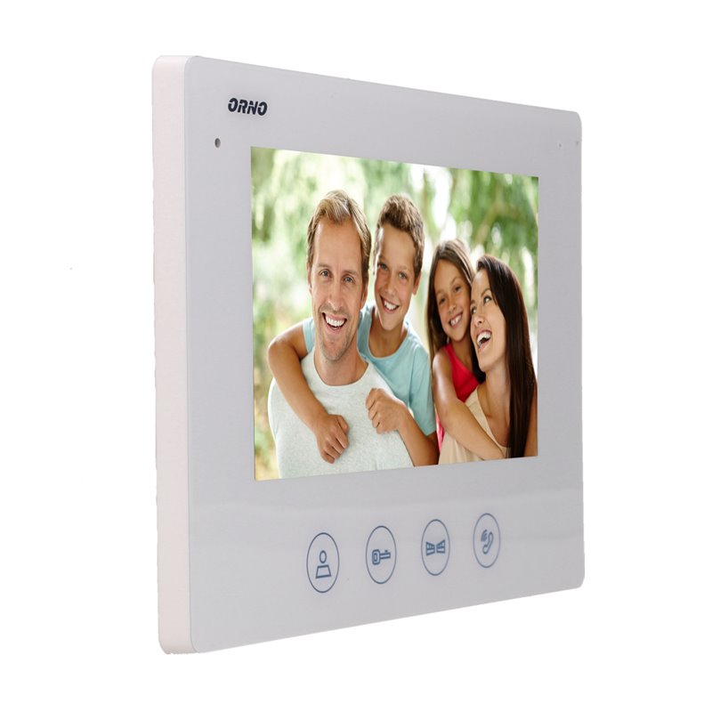 WIDEO MONITOR BEZSŁUCHAWKOWY, KOLOROWY, LCD 7", DO ZESTAWU Z SERII CERES, OTWIERANIE BRAMY, BIAŁY ORNO WIDEO MONITOR BEZSŁUCHAWKOWY, KOLOROWY, LCD 7", DO ZESTAWU Z SERII CERES, OTWIERANIE BRAMY, BIAŁY ORNO