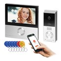 TALOS, ZESTAW WIDEODOMOFONOWY, 4-ŻYŁOWY, 7", WI-FI,  EKRAN DOTYKOWY, FULL HD, RFID  ORNO