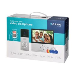 TALOS, ZESTAW WIDEODOMOFONOWY, 4-ŻYŁOWY, 7", WI-FI, EKRAN DOTYKOWY, FULL HD, RFID ORNO TALOS, ZESTAW WIDEODOMOFONOWY, 4-ŻYŁOWY, 7", WI-FI, EKRAN DOTYKOWY, FULL HD, RFID ORNO