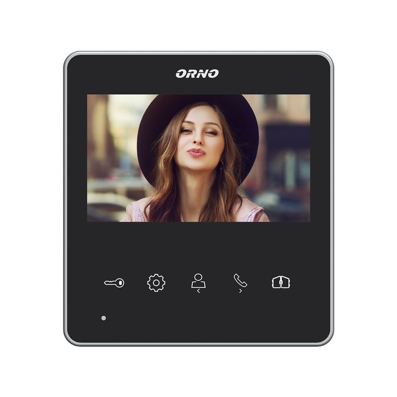 WIDEO MONITOR BEZSŁUCHAWKOWY, KOLOROWY, LCD 4,3", DO ZESTAWU Z SERII NAOS, OTWIERANIE BRAMY ORNO WIDEO MONITOR BEZSŁUCHAWKOWY, KOLOROWY, LCD 4,3", DO ZESTAWU Z SERII NAOS, OTWIERANIE BRAMY ORNO