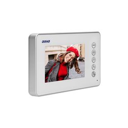 ZESTAW WIDEODOMOFONOWY BEZSŁUCHAWKOWY, KOLOR LCD 4,3" Z KAMERĄ PLASTIKOWĄ, AMMO ORNO ZESTAW WIDEODOMOFONOWY BEZSŁUCHAWKOWY, KOLOR LCD 4,3" Z KAMERĄ PLASTIKOWĄ, AMMO ORNO