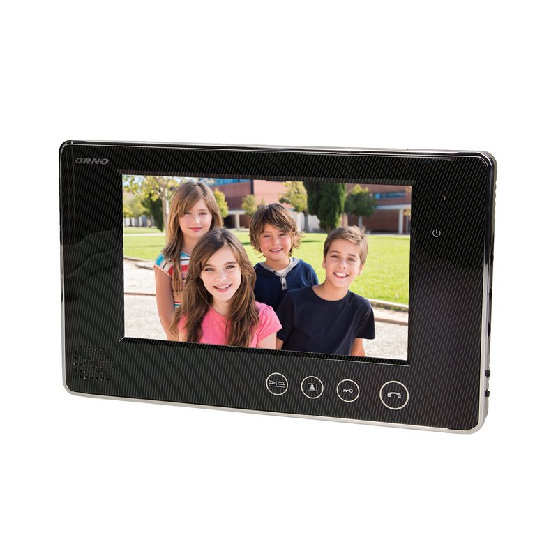 WIDEO MONITOR BEZSŁUCHAWKOWY, KOLOROWY, LCD 7", DO ZESTAWÓW Z SERII ARX I CRUX, OTWIERANIE BRAMY, CZARNY ORNO WIDEO MONITOR BEZSŁUCHAWKOWY, KOLOROWY, LCD 7", DO ZESTAWÓW Z SERII ARX I CRUX, OTWIERANIE BRAMY, CZARNY ORNO