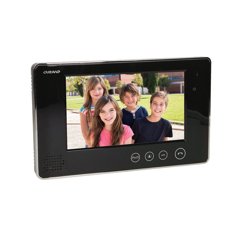 WIDEO MONITOR BEZSŁUCHAWKOWY, KOLOROWY, LCD 7", DO ZESTAWÓW Z SERII ARX I CRUX, OTWIERANIE BRAMY, CZARNY ORNO WIDEO MONITOR BEZSŁUCHAWKOWY, KOLOROWY, LCD 7", DO ZESTAWÓW Z SERII ARX I CRUX, OTWIERANIE BRAMY, CZARNY ORNO