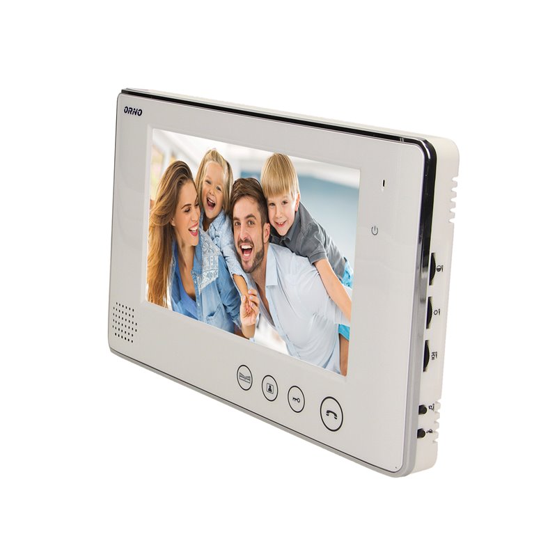 WIDEO MONITOR BEZSŁUCHAWKOWY, KOLOROWY, LCD 7", DO ZESTAWÓW Z SERII ARX I CRUX, OTWIERANIE BRAMY, BIAŁY ORNO WIDEO MONITOR BEZSŁUCHAWKOWY, KOLOROWY, LCD 7", DO ZESTAWÓW Z SERII ARX I CRUX, OTWIERANIE BRAMY, BIAŁY ORNO