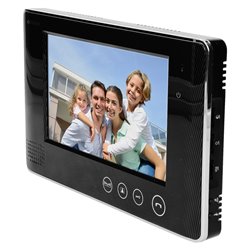 ZESTAW WIDEODOMOFONOWY, BEZSŁUCHAWKOWY, KOLOR, LCD 7", Z SZYFRATOREM, NATYNKOWY, CZARNY, CRUX ORNO ZESTAW WIDEODOMOFONOWY, BEZSŁUCHAWKOWY, KOLOR, LCD 7", Z SZYFRATOREM, NATYNKOWY, CZARNY, CRUX ORNO