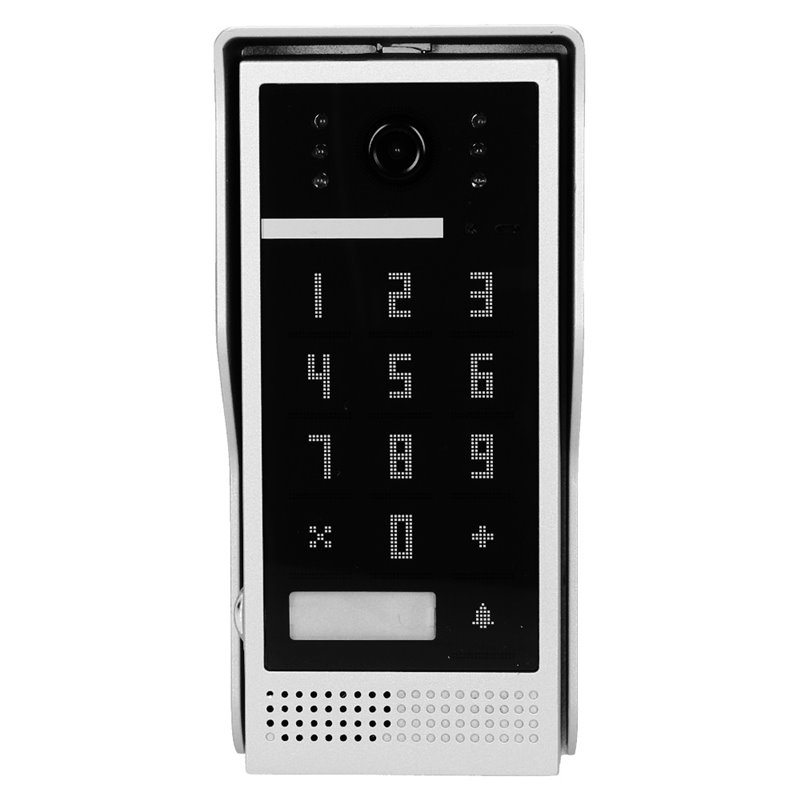 ZESTAW WIDEODOMOFONOWY, BEZSŁUCHAWKOWY, KOLOR, LCD 7", Z SZYFRATOREM, NATYNKOWY, CZARNY, CRUX ORNO ZESTAW WIDEODOMOFONOWY, BEZSŁUCHAWKOWY, KOLOR, LCD 7", Z SZYFRATOREM, NATYNKOWY, CZARNY, CRUX ORNO