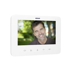 ZESTAW WIDEODOMOFONOWY BEZSŁUCHAWKOWY, KOLOR, LCD 7", Z SZYFRATOREM, NATYNKOWY, BIAŁY, DICO ORNO ZESTAW WIDEODOMOFONOWY BEZSŁUCHAWKOWY, KOLOR, LCD 7", Z SZYFRATOREM, NATYNKOWY, BIAŁY, DICO ORNO