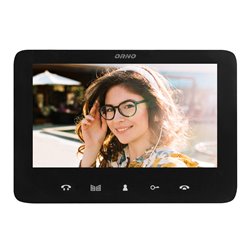 WIDEO MONITOR BEZSŁUCHAWKOWY, KOLOROWY, LCD 7", DO ZESTAWÓW Z SERII INDI I SCUTI, OTWIERANIE BRAMY, INTERKOM, CZARNY ORNO WIDEO MONITOR BEZSŁUCHAWKOWY, KOLOROWY, LCD 7", DO ZESTAWÓW Z SERII INDI I SCUTI, OTWIERANIE BRAMY, INTERKOM, CZARNY ORNO