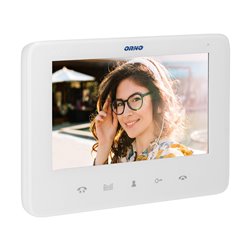 WIDEO MONITOR BEZSŁUCHAWKOWY, KOLOROWY, LCD 7", DO ZESTAWÓW Z SERII INDI I SCUTI, OTWIERANIE BRAMY, INTERKOM, BIAŁY ORNO WIDEO MONITOR BEZSŁUCHAWKOWY, KOLOROWY, LCD 7", DO ZESTAWÓW Z SERII INDI I SCUTI, OTWIERANIE BRAMY, INTERKOM, BIAŁY ORNO