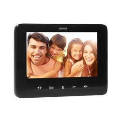 ZESTAW WIDEODOMOFONOWY, BEZSŁUCHAWKOWY, KOLOR, LCD 7", INTERKOM, Z SZYFRATOREM, NATYNKOWY, CZARNY, SCUTI ORNO ZESTAW WIDEODOMOFONOWY, BEZSŁUCHAWKOWY, KOLOR, LCD 7", INTERKOM, Z SZYFRATOREM, NATYNKOWY, CZARNY, SCUTI ORNO