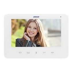 ZESTAW WIDEODOMOFONOWY, BEZSŁUCHAWKOWY, KOLOR, LCD 7", INTERKOM, Z SZYFRATOREM, NATYNKOWY, BIAŁY, SCUTI ORNO ZESTAW WIDEODOMOFONOWY, BEZSŁUCHAWKOWY, KOLOR, LCD 7", INTERKOM, Z SZYFRATOREM, NATYNKOWY, BIAŁY, SCUTI ORNO