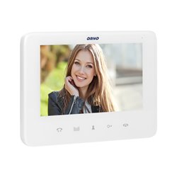 ZESTAW WIDEODOMOFONOWY, BEZSŁUCHAWKOWY, KOLOR, LCD 7", INTERKOM, Z SZYFRATOREM, NATYNKOWY, BIAŁY, SCUTI ORNO ZESTAW WIDEODOMOFONOWY, BEZSŁUCHAWKOWY, KOLOR, LCD 7", INTERKOM, Z SZYFRATOREM, NATYNKOWY, BIAŁY, SCUTI ORNO