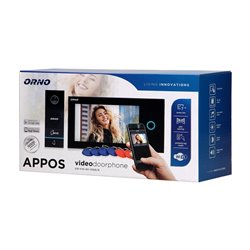 ZESTAW WIDEODOMOFONOWY, BEZSŁUCHAWKOWY, KOLOR, LCD 7", DOTYKOWY, MENU OSD, WI-FI + APP NA TELEFON, STEROWANIE BRAMĄ, RFID, CZARN ZESTAW WIDEODOMOFONOWY, BEZSŁUCHAWKOWY, KOLOR, LCD 7", DOTYKOWY, MENU OSD, WI-FI + APP NA TELEFON, STEROWANIE BRAMĄ, RFID, CZARN