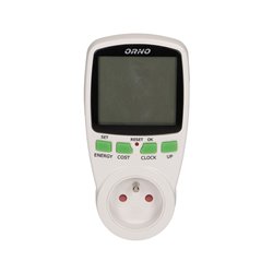 DWUTARYFOWY WATOMIERZ, KALKULATOR ENERGII Z WYŚWIETLACZEM LCD, 2 ODDZIELNE TARYFY, WEWNĘTRZNY AKUMULATOR ORNO DWUTARYFOWY WATOMIERZ, KALKULATOR ENERGII Z WYŚWIETLACZEM LCD, 2 ODDZIELNE TARYFY, WEWNĘTRZNY AKUMULATOR ORNO
