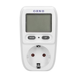 WATOMIERZ, KALKULATOR ENERGII Z WYŚWIETLACZEM LCD, WERSJA SCHUKO ORNO WATOMIERZ, KALKULATOR ENERGII Z WYŚWIETLACZEM LCD, WERSJA SCHUKO ORNO