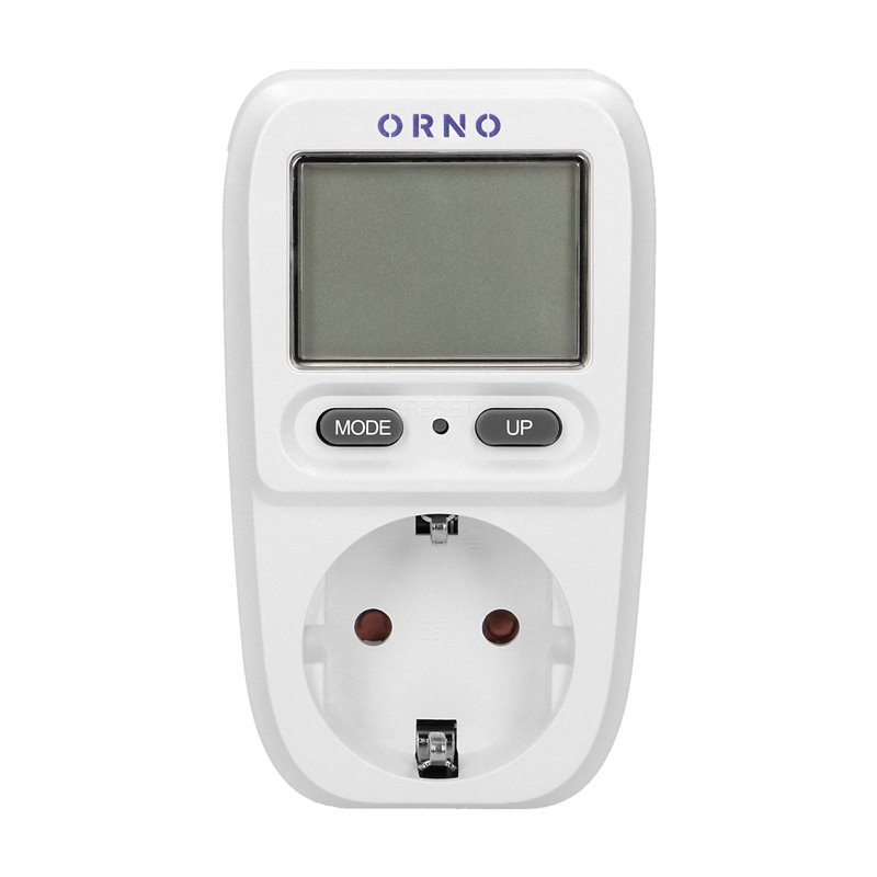 WATOMIERZ, KALKULATOR ENERGII Z WYŚWIETLACZEM LCD, WERSJA SCHUKO ORNO WATOMIERZ, KALKULATOR ENERGII Z WYŚWIETLACZEM LCD, WERSJA SCHUKO ORNO