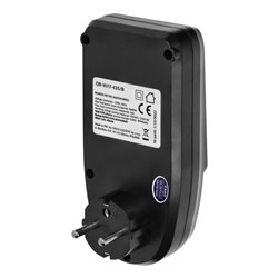 WATOMIERZ, KALKULATOR ENERGII Z WYŚWIETLACZEM LCD, CZARNY ORNO WATOMIERZ, KALKULATOR ENERGII Z WYŚWIETLACZEM LCD, CZARNY ORNO