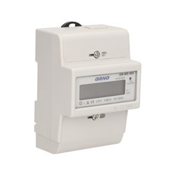 1-FAZOWY WSKAŹNIK ZUŻYCIA ENERGII ELEKTRYCZNEJ, 80A, 3 MODUŁY, DIN TH-35MM ORNO 1-FAZOWY WSKAŹNIK ZUŻYCIA ENERGII ELEKTRYCZNEJ, 80A, 3 MODUŁY, DIN TH-35MM ORNO