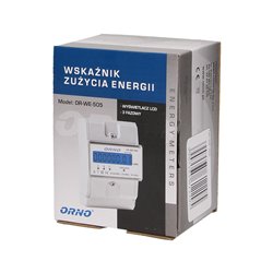 3-FAZOWY WSKAŹNIK ZUŻYCIA ENERGII ELEKTRYCZNEJ 80A ORNO 3-FAZOWY WSKAŹNIK ZUŻYCIA ENERGII ELEKTRYCZNEJ 80A ORNO