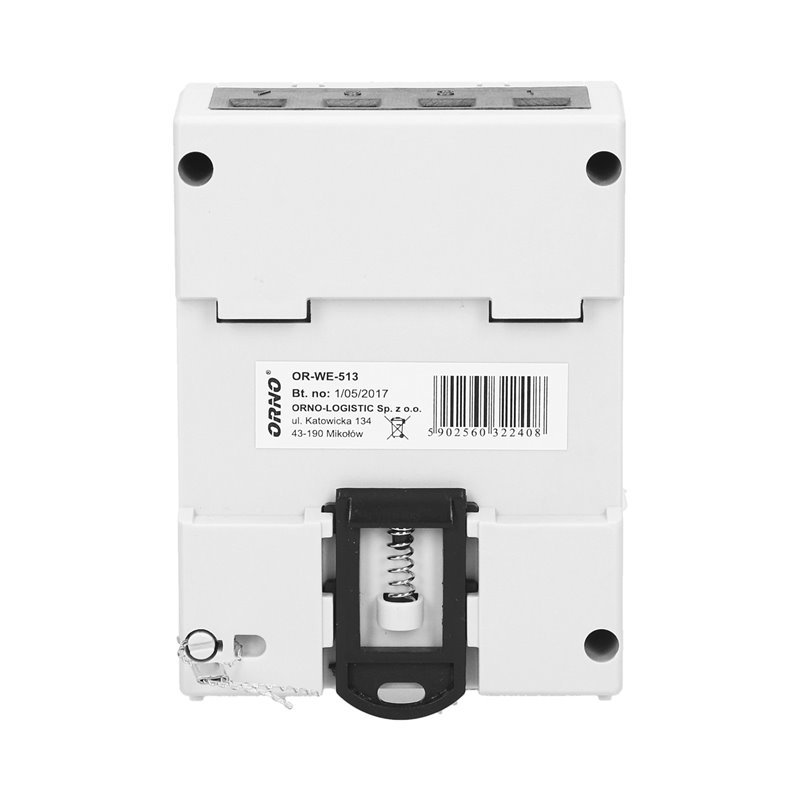 3-FAZOWY LICZNIK ENERGII ELEKTRYCZNEJ, 80A, MID, 4,5 MODUŁY, DIN TH-35MM ORNO 3-FAZOWY LICZNIK ENERGII ELEKTRYCZNEJ, 80A, MID, 4,5 MODUŁY, DIN TH-35MM ORNO