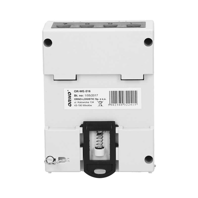 3-FAZOWY LICZNIK ENERGII ELEKTRYCZNEJ, 80A, PORT RS-485, MID, 4,5 MODUŁY, DIN TH-35MM ORNO 3-FAZOWY LICZNIK ENERGII ELEKTRYCZNEJ, 80A, PORT RS-485, MID, 4,5 MODUŁY, DIN TH-35MM ORNO