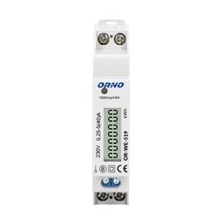 1-FAZOWY LICZNIK ENERGII ELEKTRYCZNEJ, 40A, MID, WYJŚCIE IMPULSOWE, 1 MODUŁ, DIN TH-35MM ORNO 1-FAZOWY LICZNIK ENERGII ELEKTRYCZNEJ, 40A, MID, WYJŚCIE IMPULSOWE, 1 MODUŁ, DIN TH-35MM ORNO