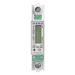 1-FAZOWY LICZNIK ENERGII ELEKTRYCZNEJ, 100A, PORT RS-485, MID, 1 MODUŁ, DIN TH-35MM, PV ORNO 1-FAZOWY LICZNIK ENERGII ELEKTRYCZNEJ, 100A, PORT RS-485, MID, 1 MODUŁ, DIN TH-35MM, PV ORNO