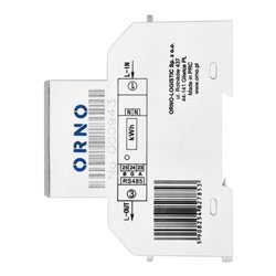1-FAZOWY LICZNIK ENERGII ELEKTRYCZNEJ 100A, WIELOTARYFOWY, PORT RS-485, MID, 1 MODUŁ, DIN TH-35MM, PV ORNO 1-FAZOWY LICZNIK ENERGII ELEKTRYCZNEJ 100A, WIELOTARYFOWY, PORT RS-485, MID, 1 MODUŁ, DIN TH-35MM, PV ORNO