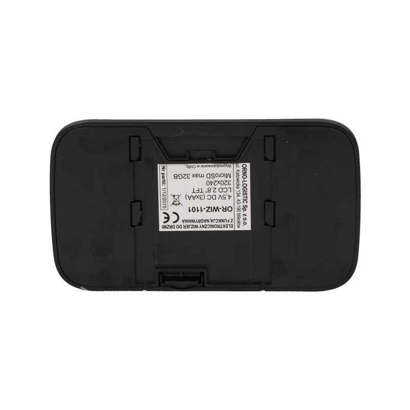 ELEKTRONICZNY WIZJER DO DRZWI 3,2" Z FUNKCJĄ NAGRYWANIA NA KARTĘ MICRO SD, BATERYJNY ORNO ELEKTRONICZNY WIZJER DO DRZWI 3,2" Z FUNKCJĄ NAGRYWANIA NA KARTĘ MICRO SD, BATERYJNY ORNO
