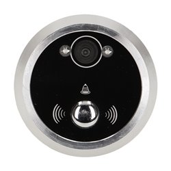 ELEKTRONICZNY WIZJER DO DRZWI 3,5" Z DZWONKIEM, PODŚWIETLENIEM NOCNYM, ZOOMEM I FUNKCJĄ NAGRYWANIA NA KARTĘ MICRO SD, BATERYJNY ELEKTRONICZNY WIZJER DO DRZWI 3,5" Z DZWONKIEM, PODŚWIETLENIEM NOCNYM, ZOOMEM I FUNKCJĄ NAGRYWANIA NA KARTĘ MICRO SD, BATERYJNY