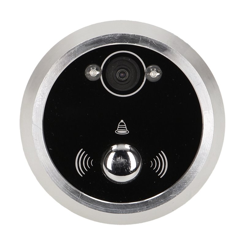 ELEKTRONICZNY WIZJER DO DRZWI 3,5" Z DZWONKIEM, PODŚWIETLENIEM NOCNYM, ZOOMEM I FUNKCJĄ NAGRYWANIA NA KARTĘ MICRO SD, BATERYJNY ELEKTRONICZNY WIZJER DO DRZWI 3,5" Z DZWONKIEM, PODŚWIETLENIEM NOCNYM, ZOOMEM I FUNKCJĄ NAGRYWANIA NA KARTĘ MICRO SD, BATERYJNY