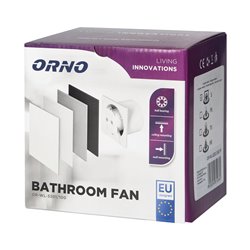 WENTYLATOR ŁAZIENKOWY 100MM PREMIUM - STANDARD (ŁOŻYSKO KULKOWE) ORNO WENTYLATOR ŁAZIENKOWY 100MM PREMIUM - STANDARD (ŁOŻYSKO KULKOWE) ORNO