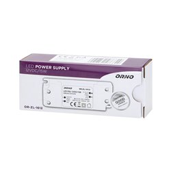 ZASILACZ DO LED 12VDC 15W, IP20 ORNO ZASILACZ DO LED 12VDC 15W, IP20 ORNO